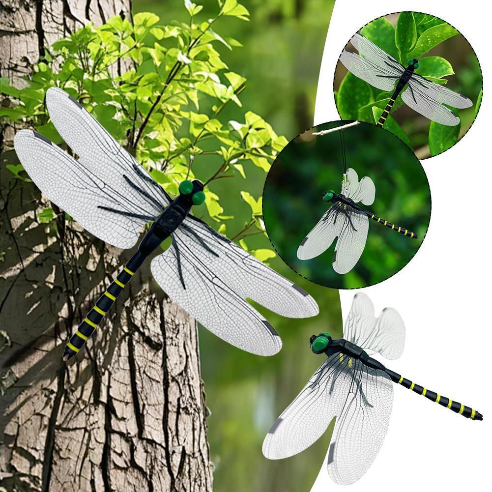 4PCS Outdoor Simulation Dragonfly Mosquito Repellent Simulation Large Dragonfly