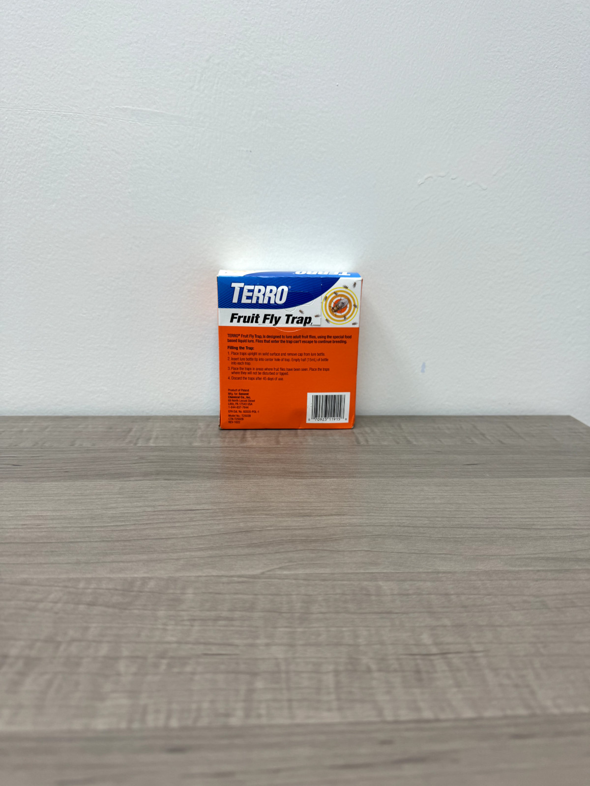 TERRO Indoor Fruit Fly Trap with Built in Window 2 Traps + 90 day Lure Supply