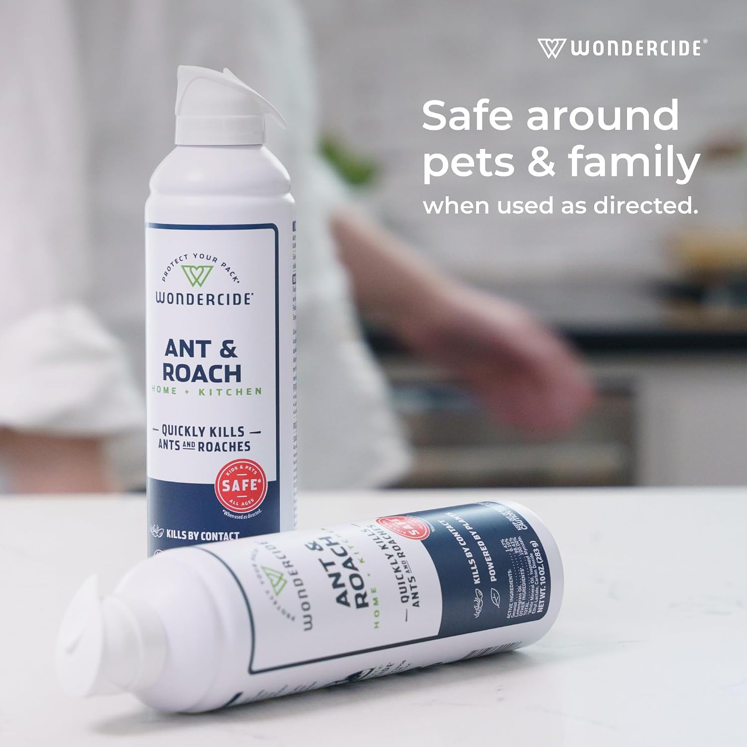 Wondercide – Ant & Roach Aerosol Spray for Kitchen, Home, and Indoor Areas – Ant