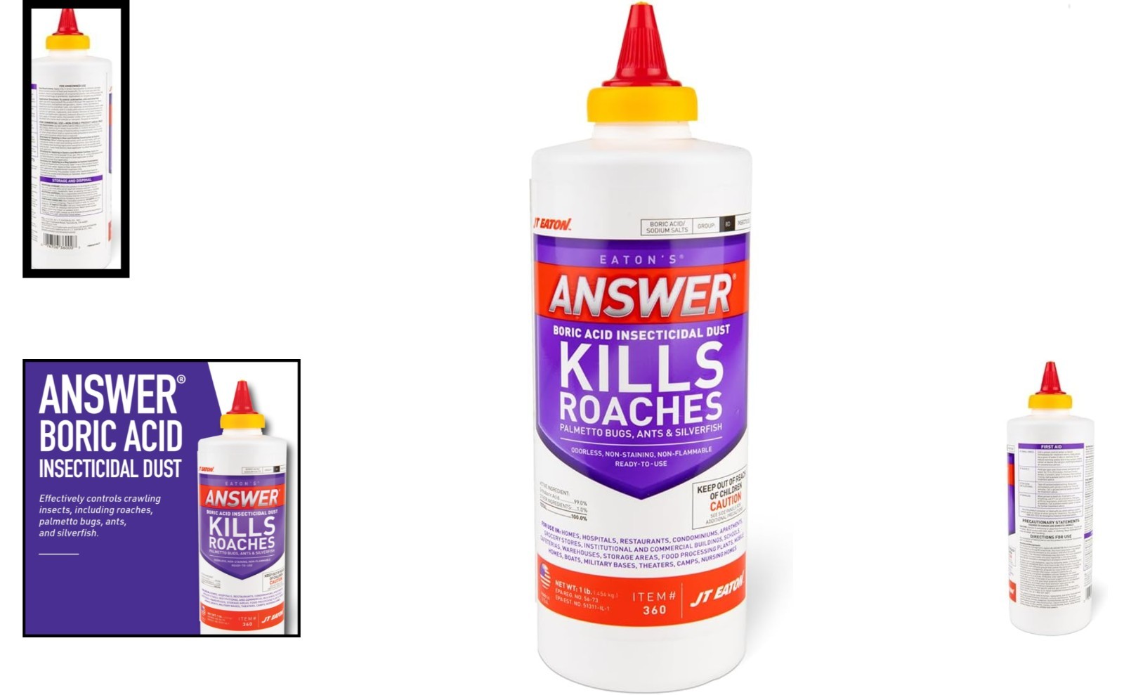 Multi-Purpose Boric Acid Powder – Eliminate Roaches, Ants & Silverfish Safely