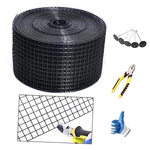 Solar Panel Guard, 6in X 100ft PVC Coated Critter Guard 1/2inch x 6in X 100ft