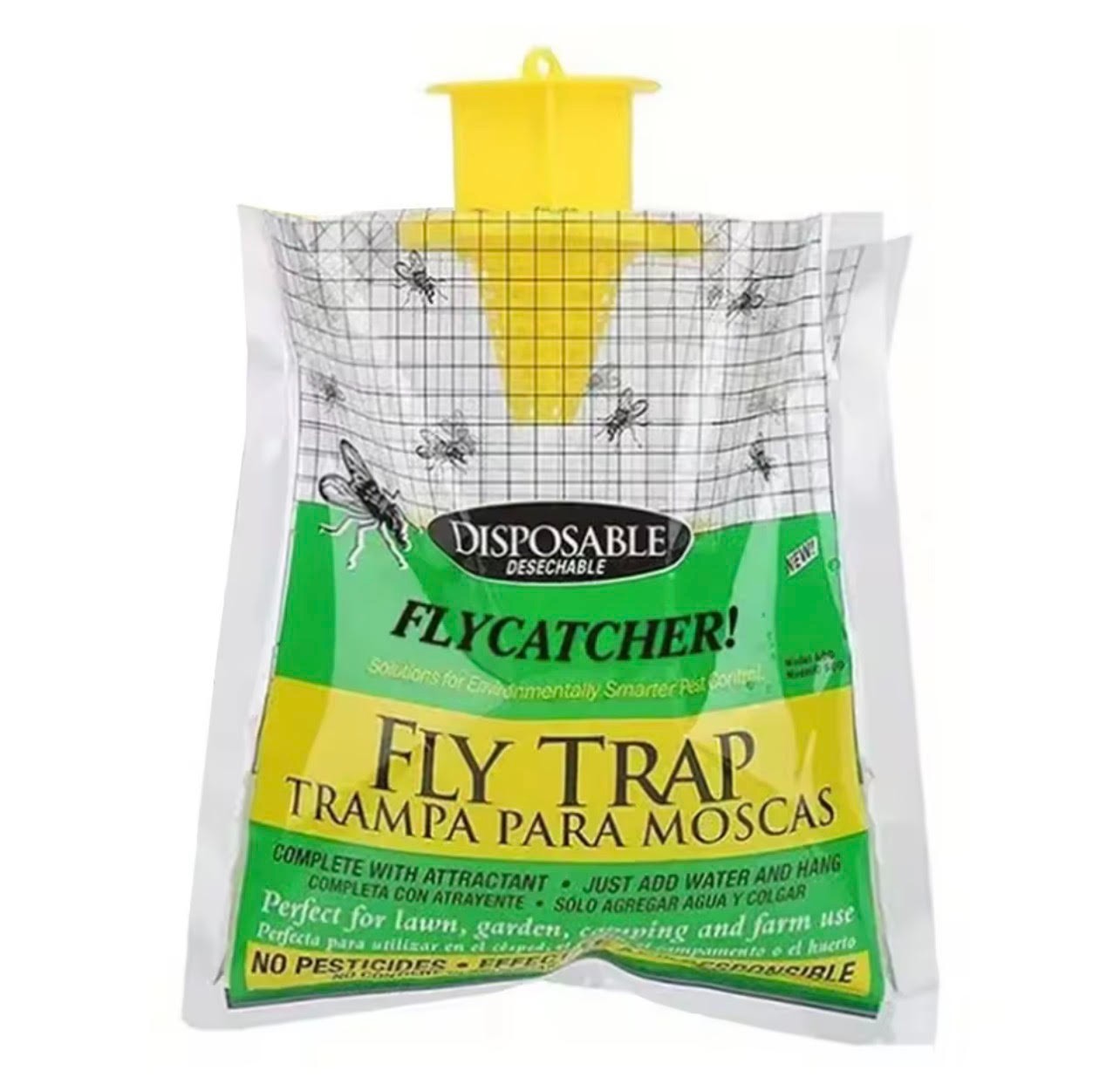 Hanging Fly Trap Bags Disposable Outdoor Fly Catcher Mosquito Wasp Trap 1-30Pk
