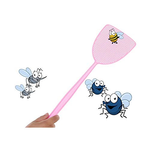 Fly Swatter, Strong Flexible Manual Swat Set Pest Control, Assorted Colors (3