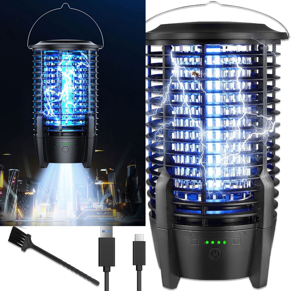 1PCS UV Light Trap Mosquito Killer Lamp Electric Zapper Bug Fly Insect USB C