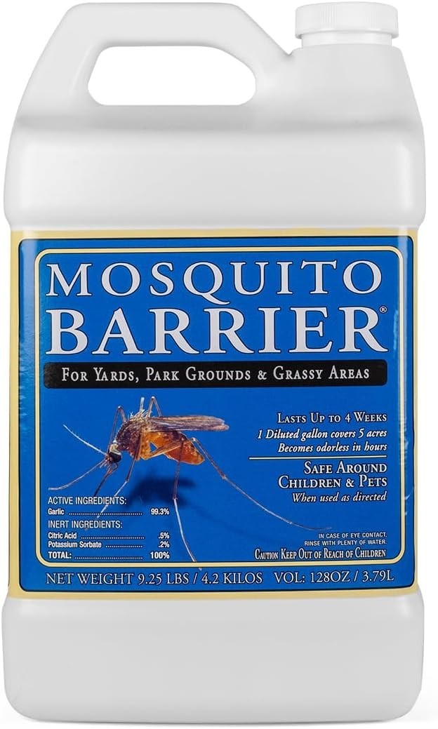 Mosquito Barrier Natural Outdoor Insect & Pest Repellent – 1 Gallon