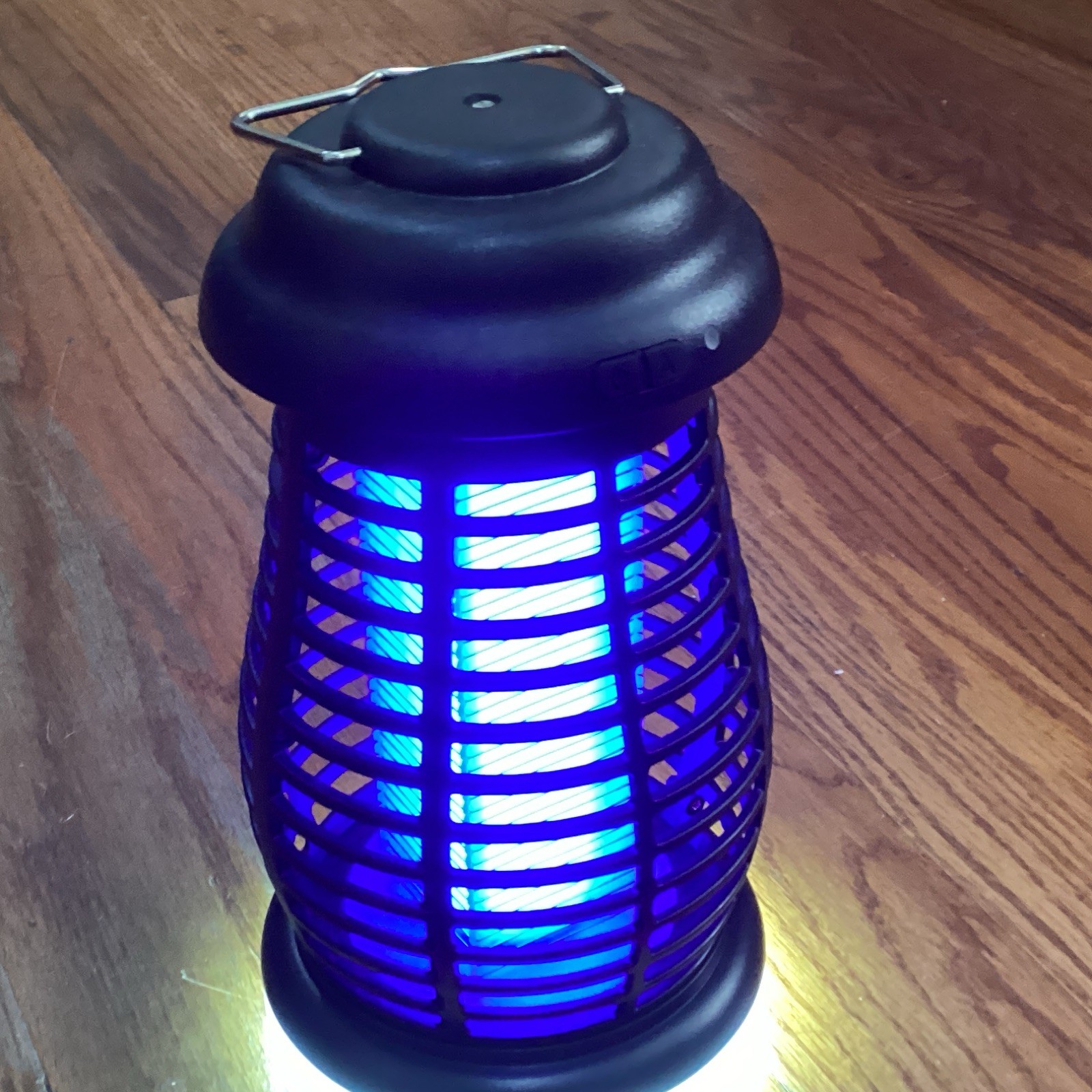 Bug Zapper LED Light USB-Powered Insect Zapper Lantern Lamp, Black, 1 Pack