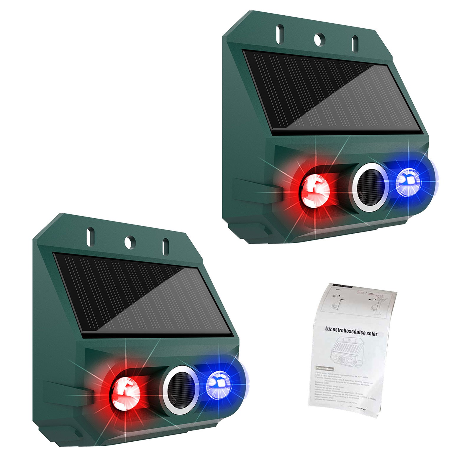 4Pcs Solar Animal Repeller Easy Installation Outdoor Protection Tool for Yard