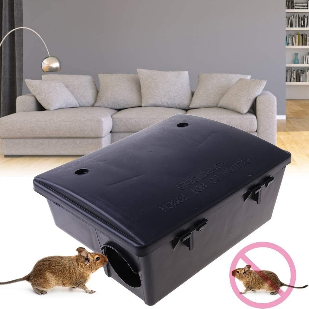 Itrap Mice & Rat Bait Stations, Indoor/Outdoor, Child & Pet-Safe Locking Box, Mo