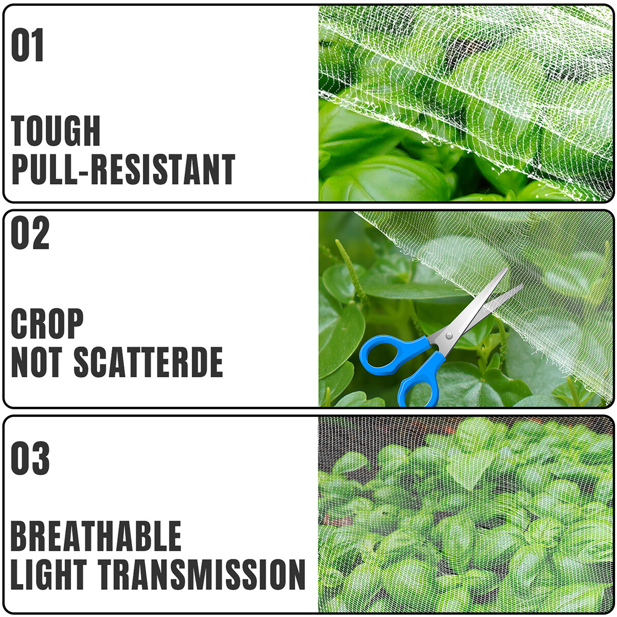 1/2 PCS Mosquito Garden Bug Insect Netting Barrier Bird Net Plant Protect Mesh