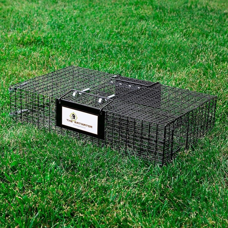 Humane Trapping Cage Small Mammals Easy Catch & Release System Non Electric New