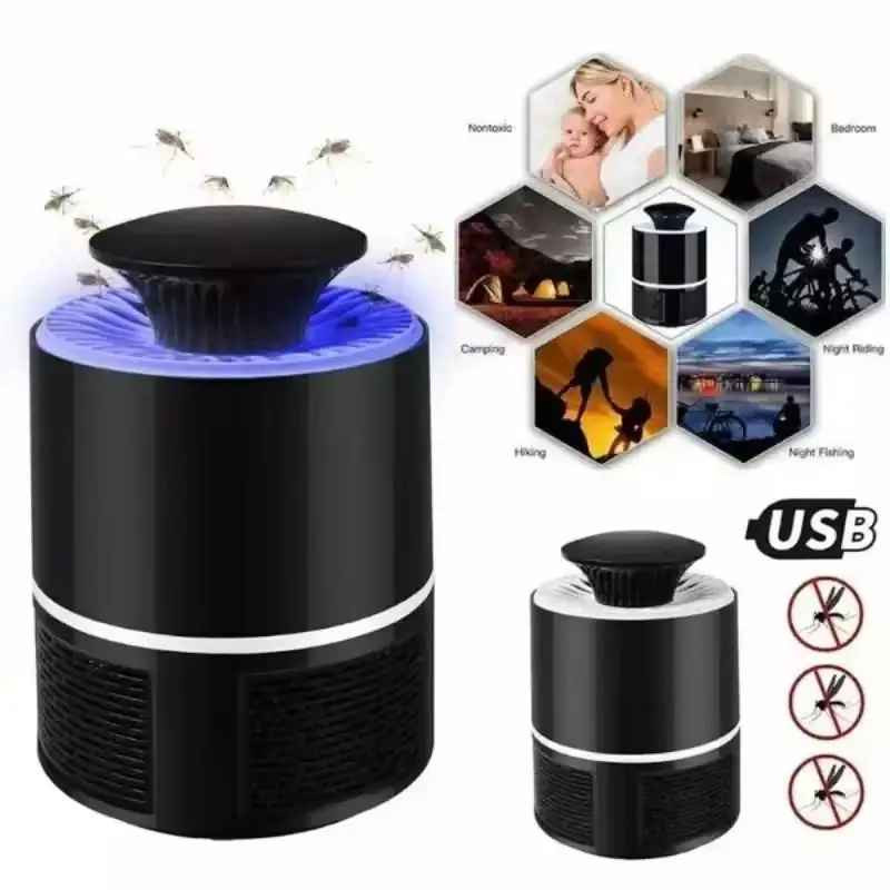 Electric UV Mosquito Killer Lamp Outdoor/Indoor Fly Bug Insect Zapper Trap USB