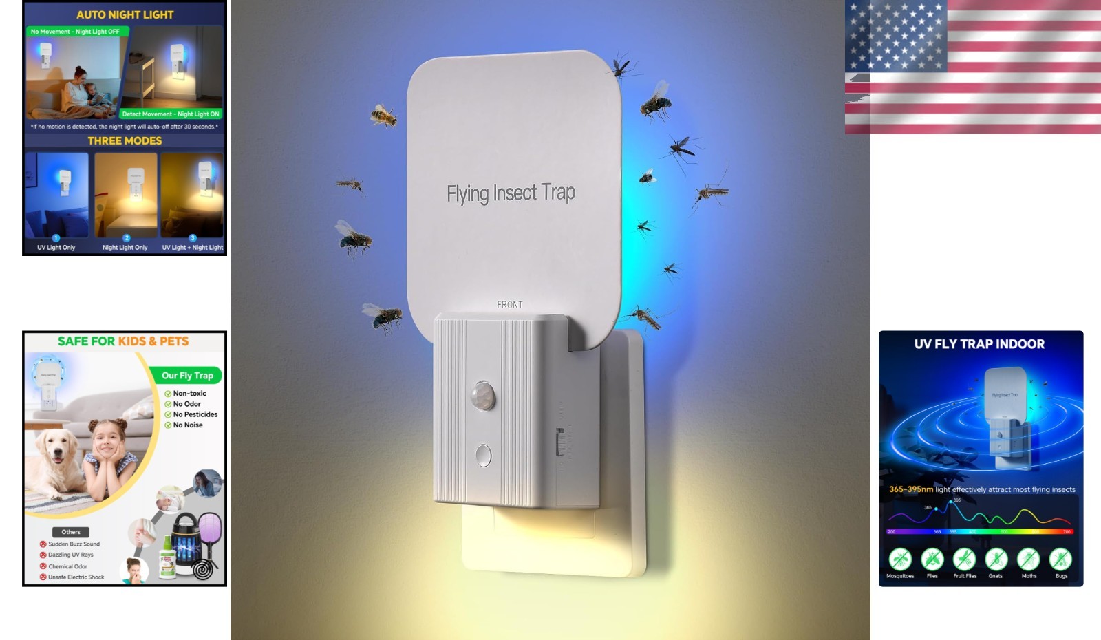 Modern 2 in 1 Fly Trap for Indoors