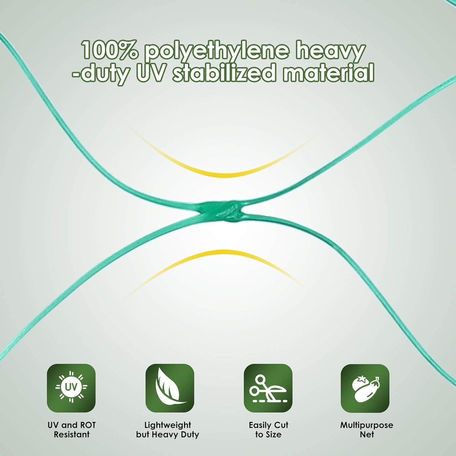 Sturdy Green Polypropylene Bird Netting 13×20 Ft – Safeguard Plants from Pests
