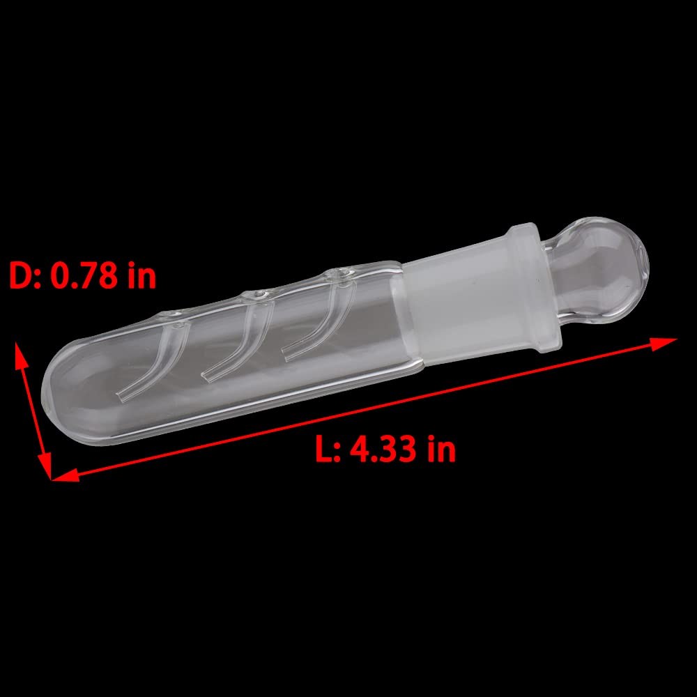 2 Pack Clear Glass Planaria Trap Catch Trap Aquarium Cleaning Supply for Dwarf S