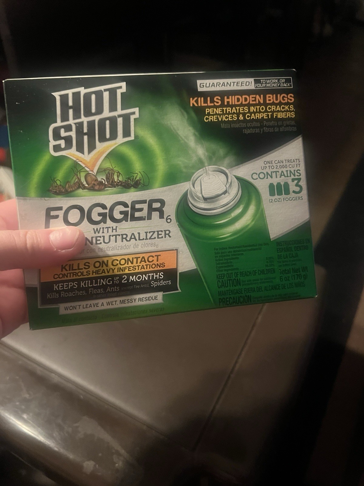 Hot Shot Insect Fogger Aerosol with Odor Neutralizer Package Of 3
