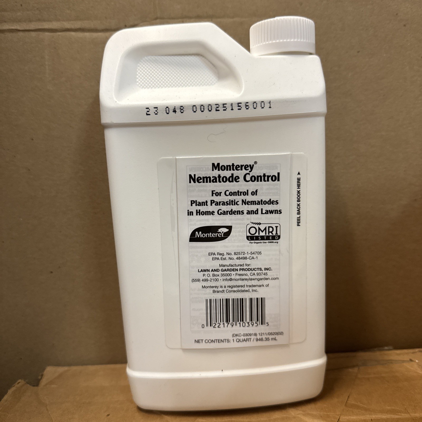 NEW Monterey Nematode Control Liquid Concentrate, 1 qt FREE SHIPPING