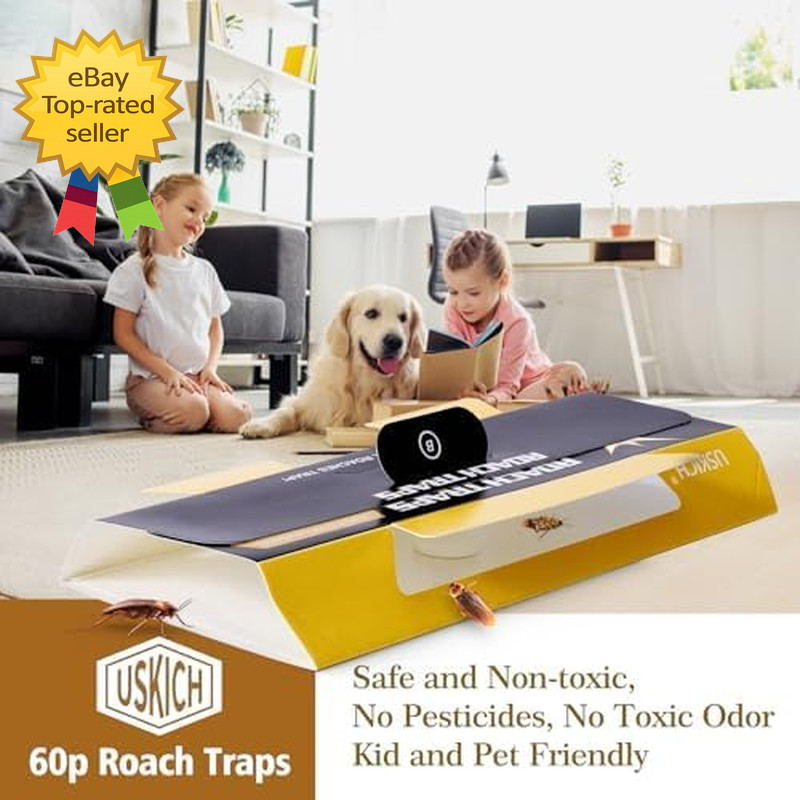 20 Pack Roach Traps Cockroach Traps Indoor Home Glue Roach Traps