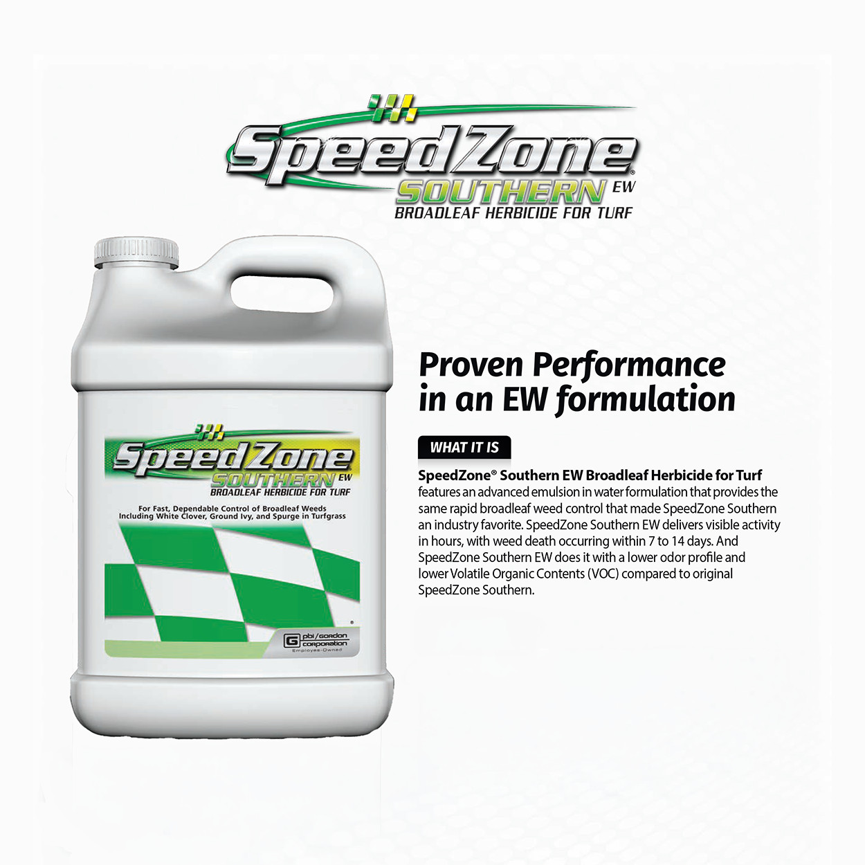 SpeedZone Southern EW Broadleaf Herbicide – 128 fl oz Jug by PBI-Gordon