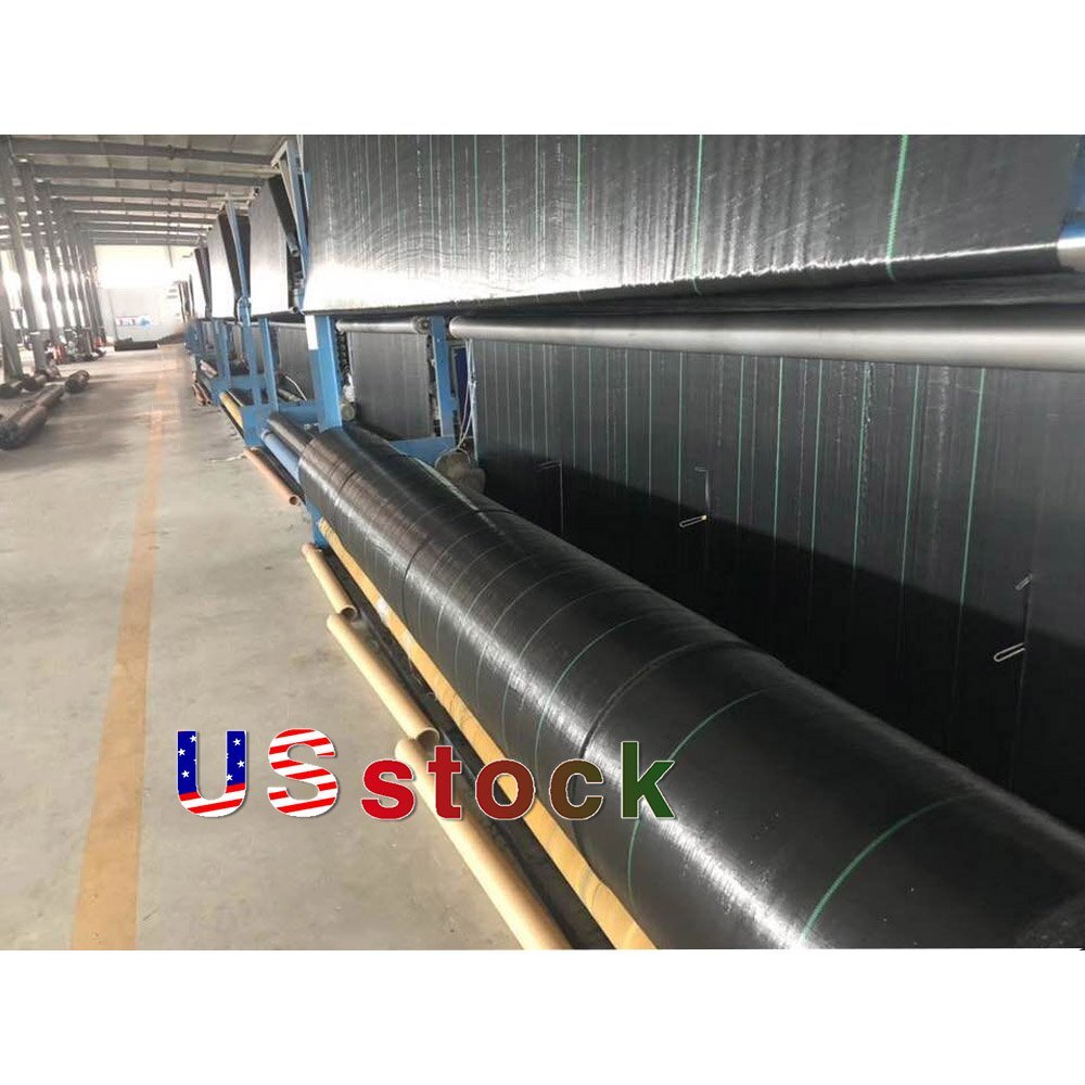 New Durable Heavy Duty Weed Barrier Fabric Woven Earthmat Ground Cover Landscape