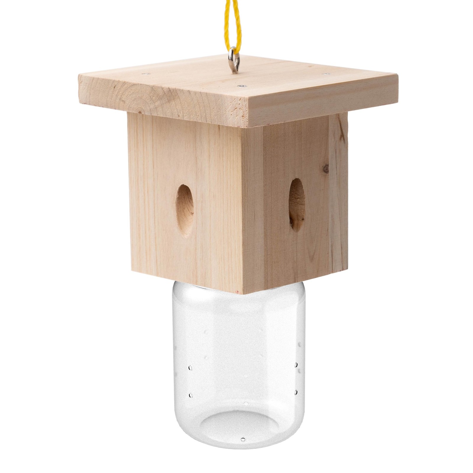 1 PCS Wood Carpenter Bee Trap for Outside – – Nature Hanging Carpenter Bee Tr…