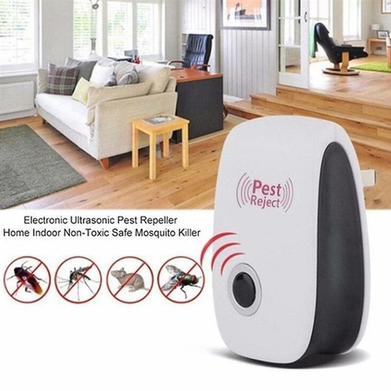 Pest Reject Pro Ultrasonic Repeller Home Bed Bug Mites Spider Defender Roaches