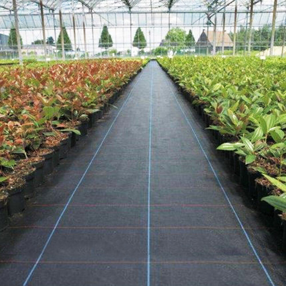 Durable Weed Barrier Landscape Fabric 3.2oz PP Woven Ground Cover Chemical-Free