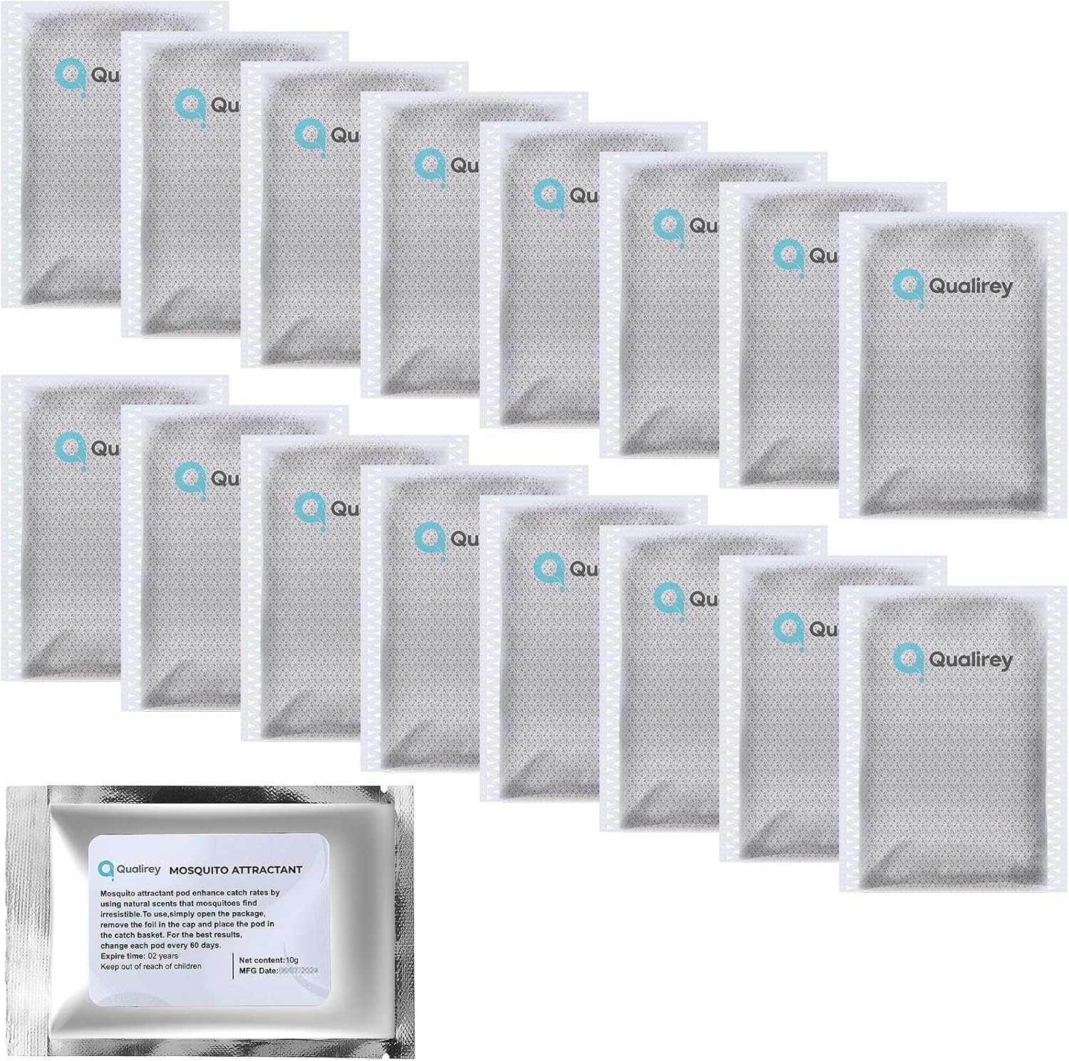16 Pack Mosquito Attractant Refill for Indoor Outdoor Traps Safe Long Lasting