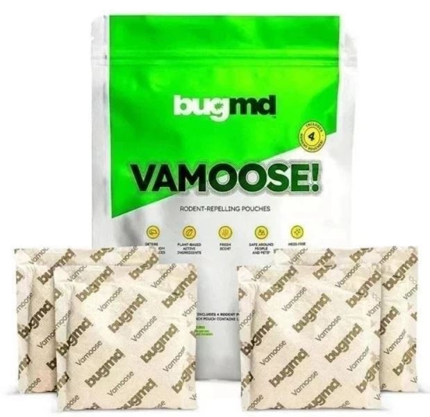 Vamoose, Rodent Pouches, Plant-Powered Rat, Works Anywhere 2 Pack, 8 Pouches ✔✔