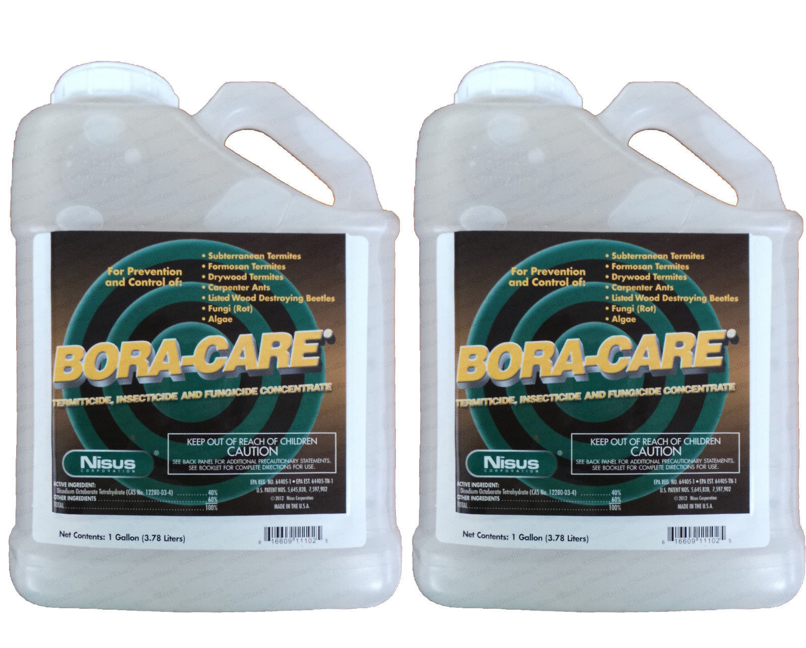 2 Gallons – Bora-Care ( Boracare ) Termite Termiticide & Fungicide Borate Nisus