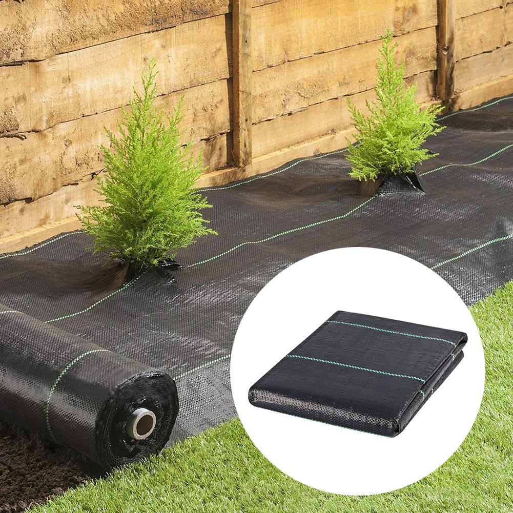 Durable Weed Barrier Landscape Fabric 3.2oz PP Woven Ground Cover Chemical-Free