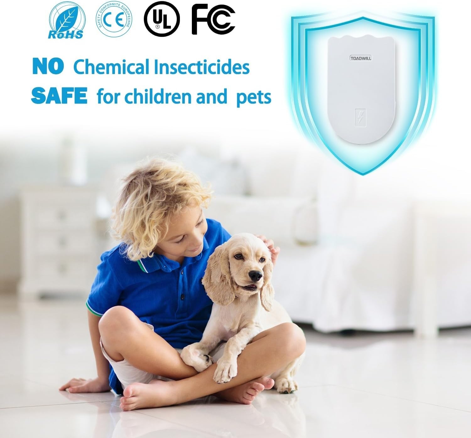 Stylish Indoor Mosquito and Gnat Trap – UV Light Technology with 5 Refills