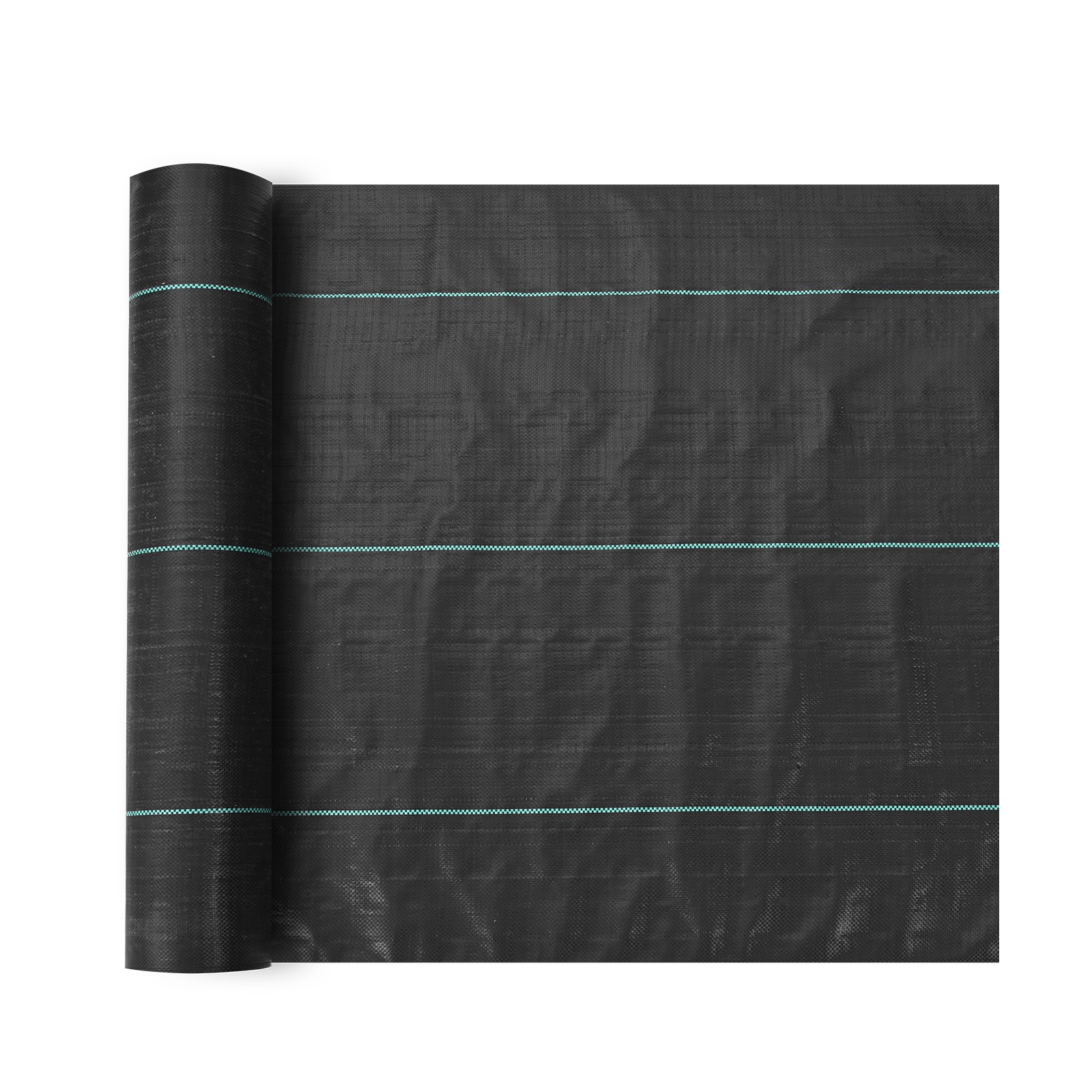 VEVOR 6*100FT 3.2OZ Weed Barrier Garden Landscape Fabric Woven PP Weed Control
