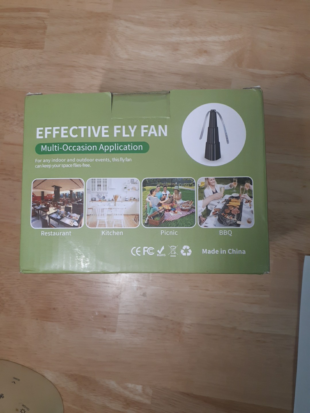 Fly Fan for Tables,Effective Fly Repellent Fan with Soft Blades Keep Flies Away