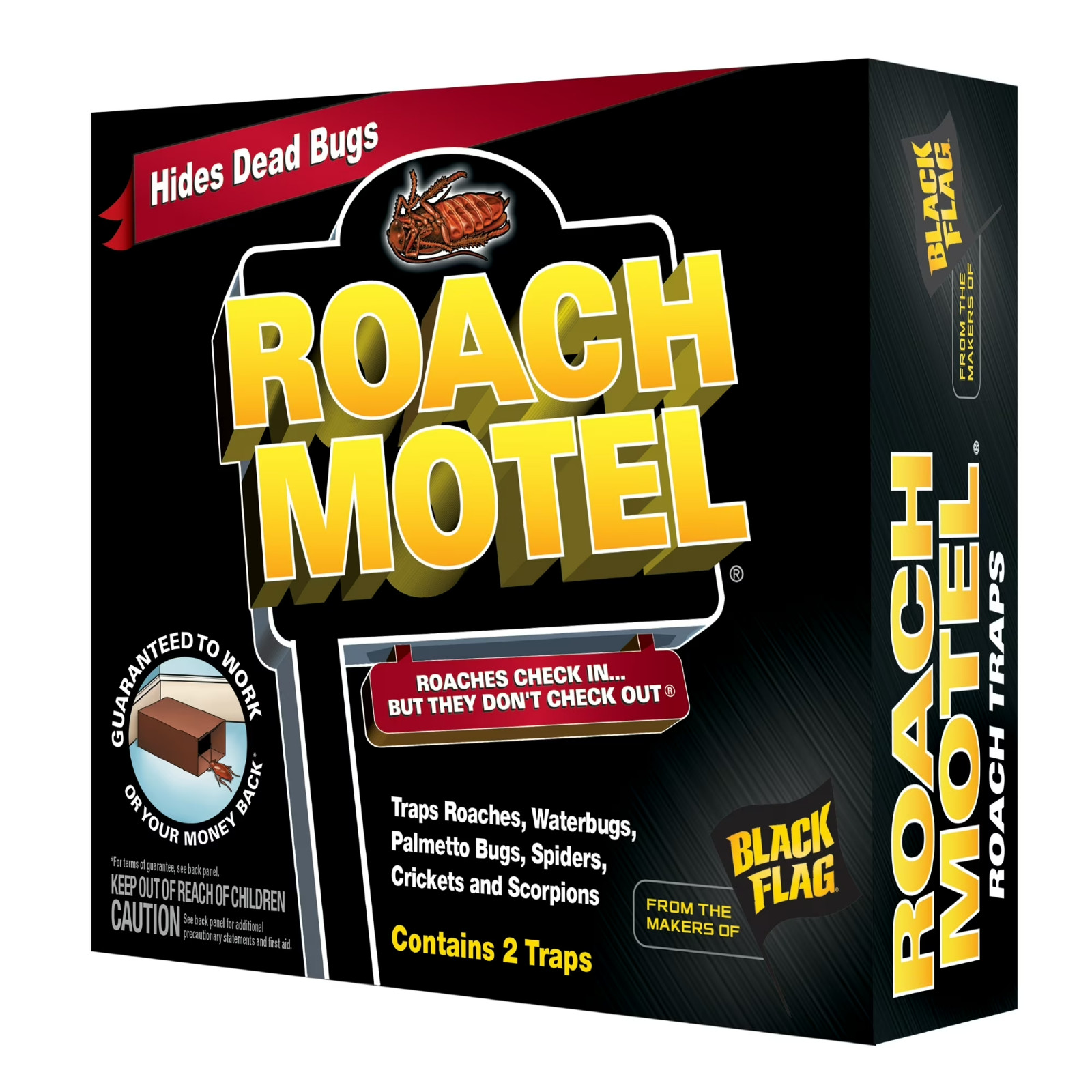 Black Flag Roach Motel Traps, 2-Count, 1-Pack
