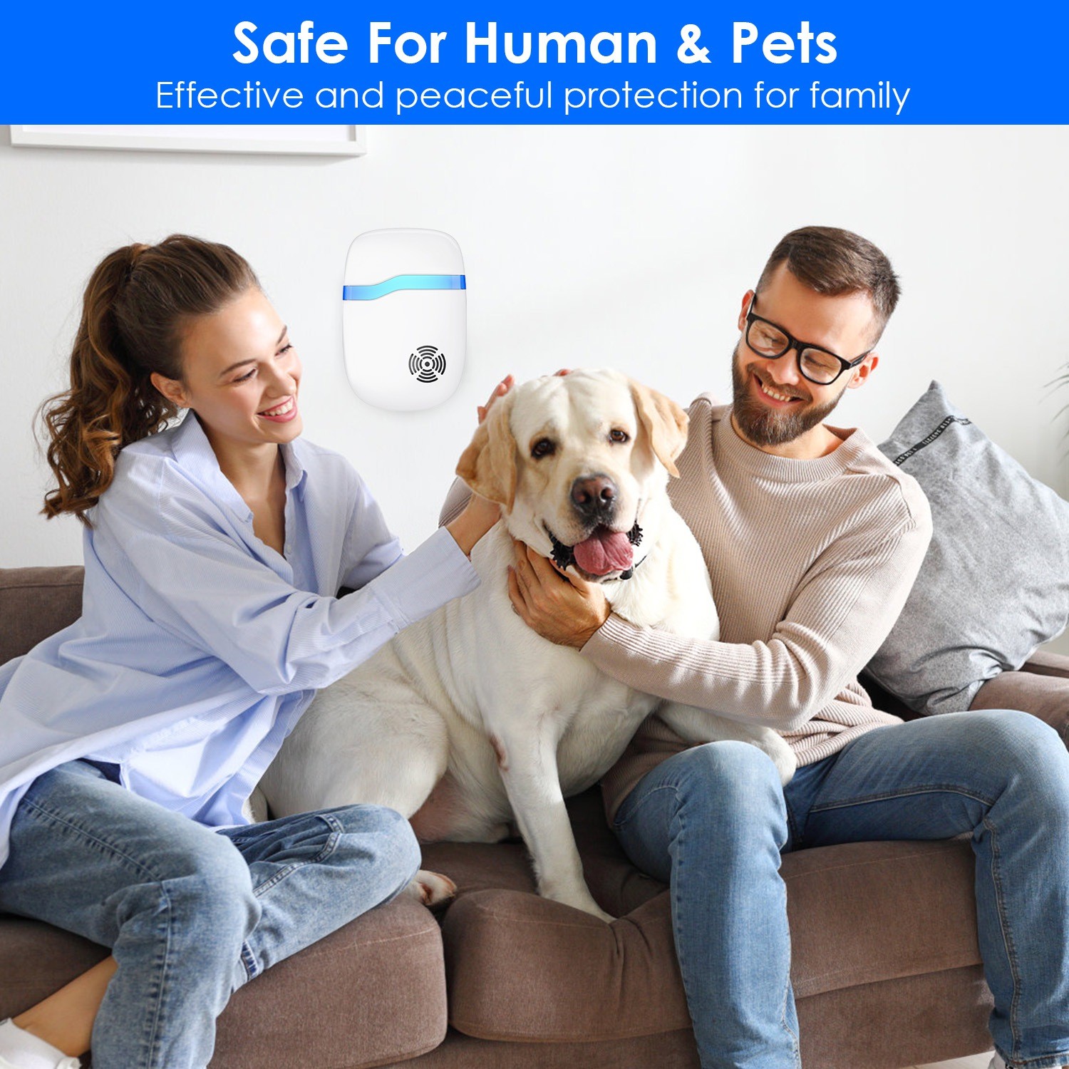 6 Pack Ultrasonic Pest Bugs Repeller Indoor Plug in Pest Control