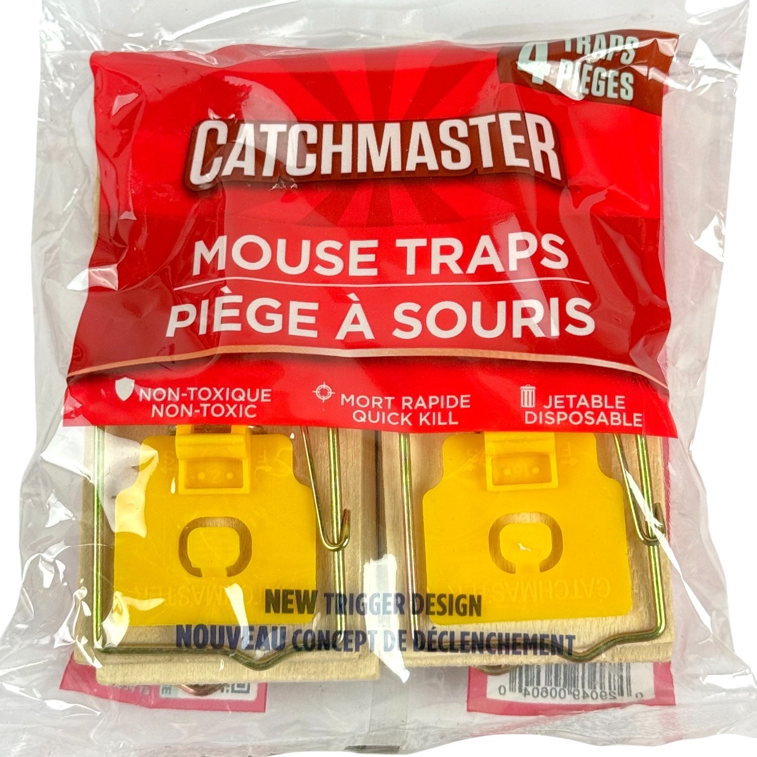 Catchmaster Mouse Traps 48-Count Disposable Traditional Kiln-Dried Wood Traps