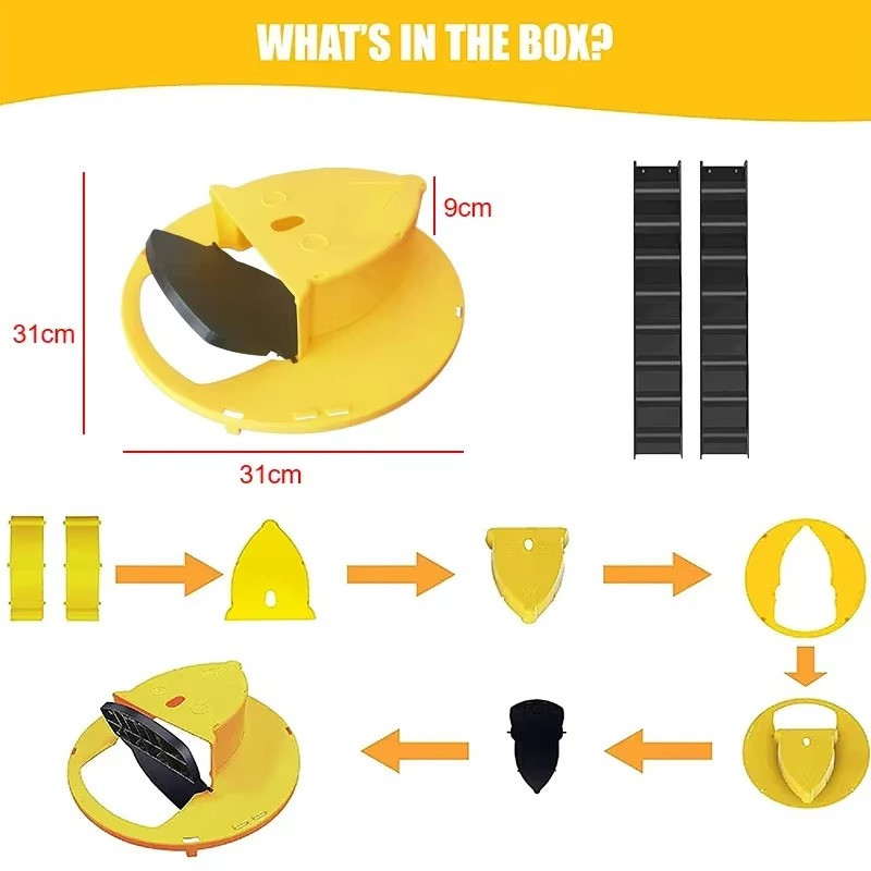 1- 4 Set of Bucket Lid Mouse Rat Trap Bucket Mousetrap Catcher US FAST SHIPPING