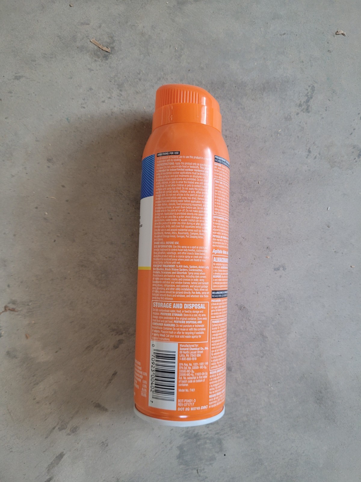 Terro Ant Killer Aerosol Spray 2 Kills On Contact Killing Up To 6 wks 1 lb