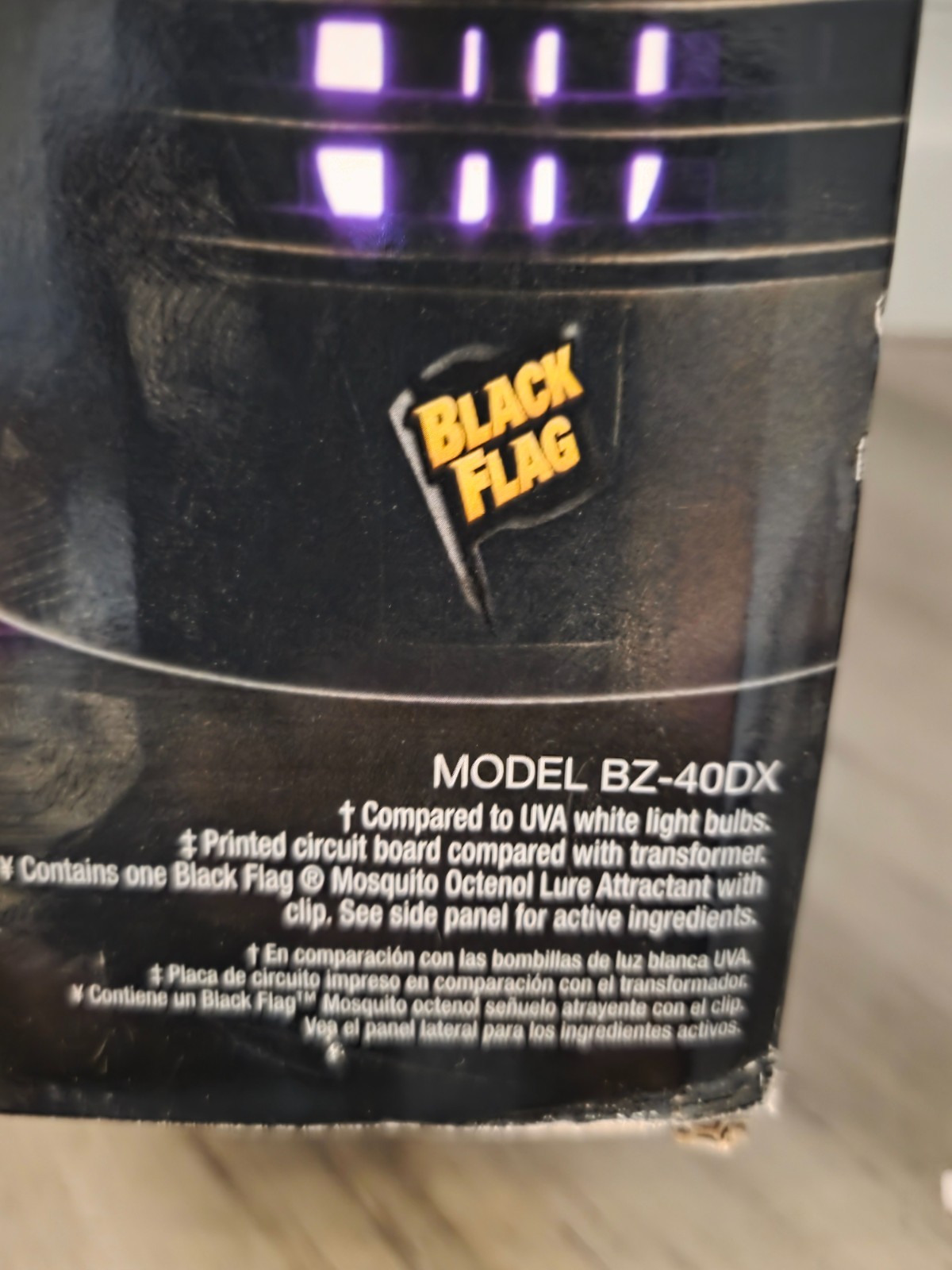 🔥NEW Black Flag Deluxe Bug Zapper 40 Watt Black Light Dusk Dawn Sensor BZ-40DX