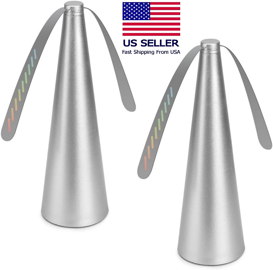 2 SET Fan Fly Repeller For Food Tables Indoor Outdoor Soft Fan Blades Picnic NEW
