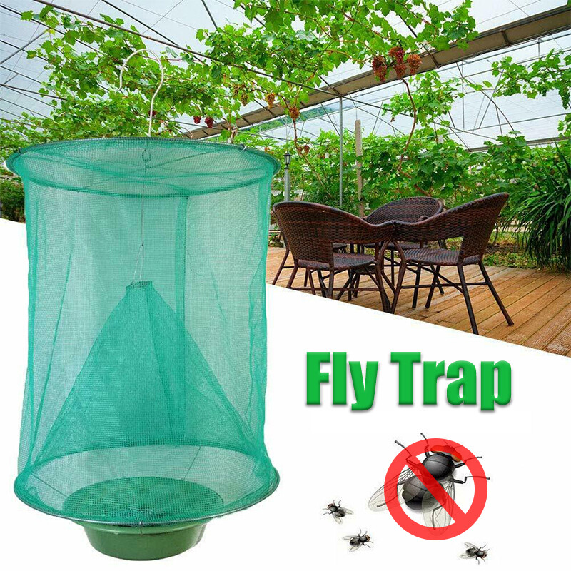 4 Pcs The Ranch Fly Trap Outdoor Fly Trap Killer Bug Net Cage Perfect for Horses