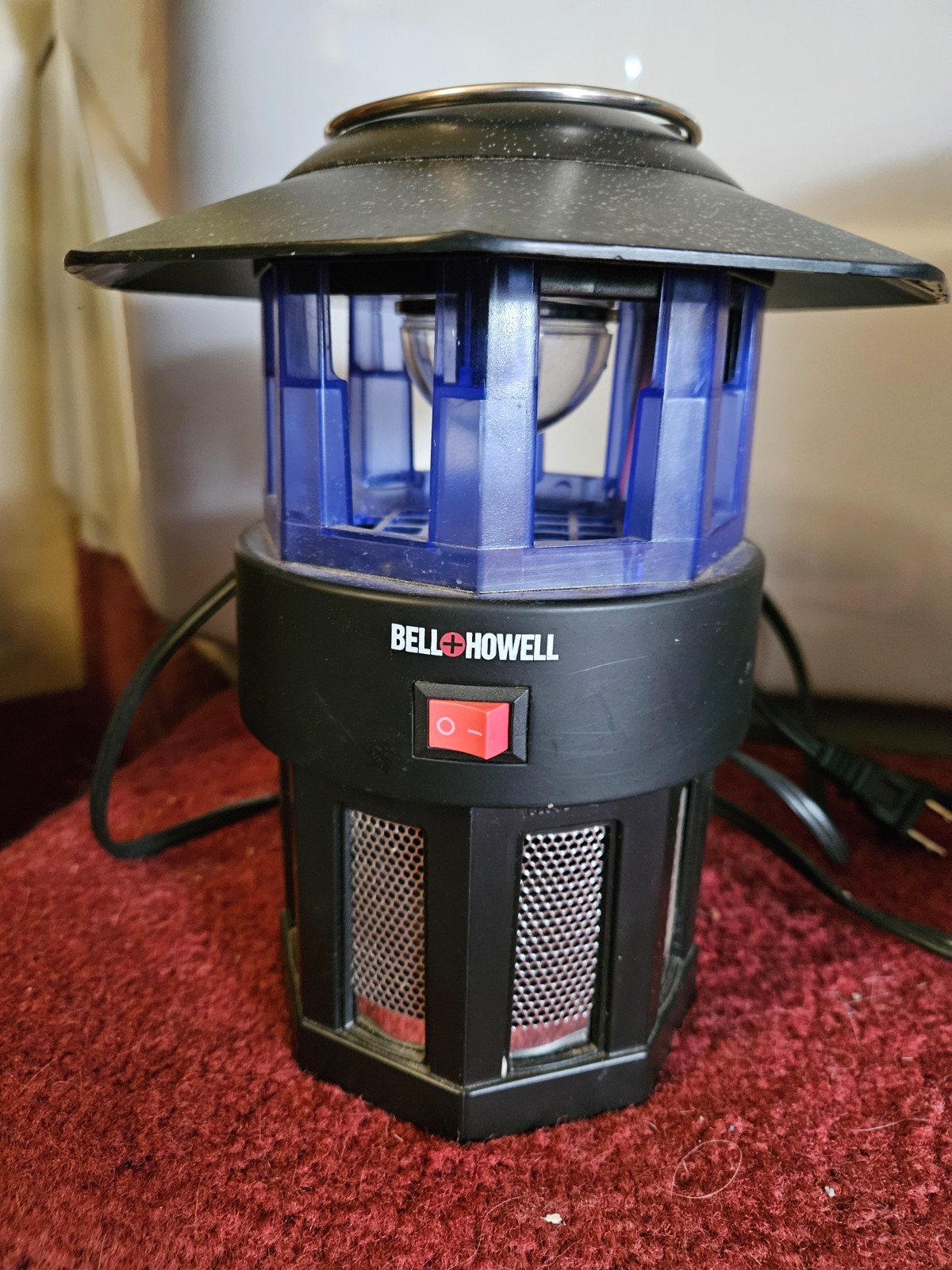 Bell & Howell Monster Trapper Indoor Outdoor Insect Killer UV Light Vacuum Fan