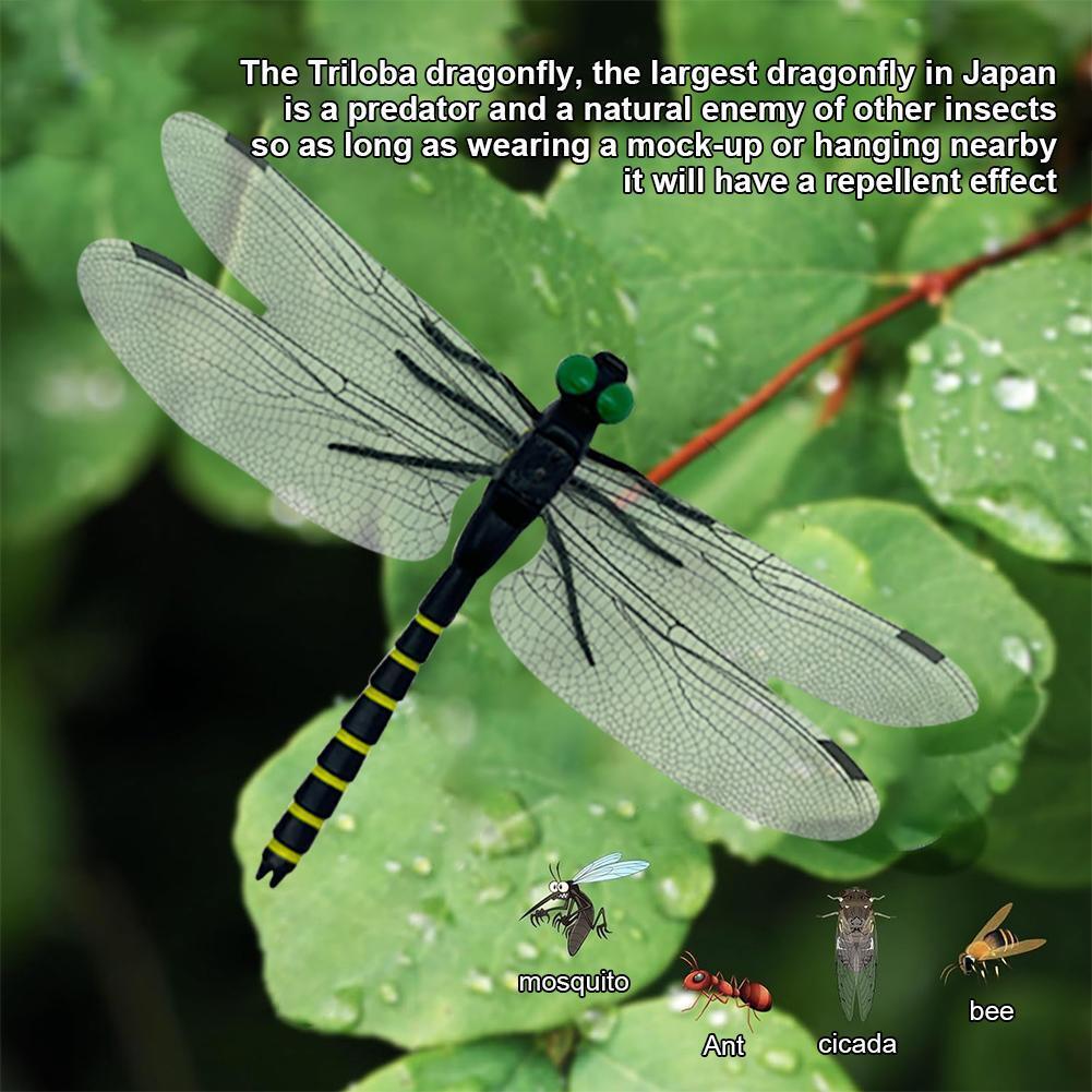 4PCS Outdoor Simulation Dragonfly Mosquito Repellent Simulation Large Dragonfly