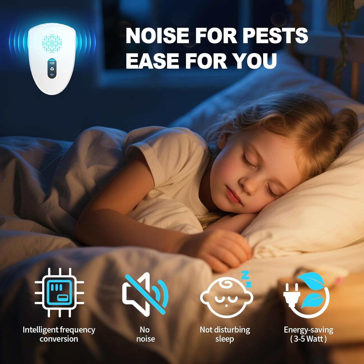 2026 Upgraded 6 Pack Ultrasonic Pest Control Repeller, Mouse insect Repellent