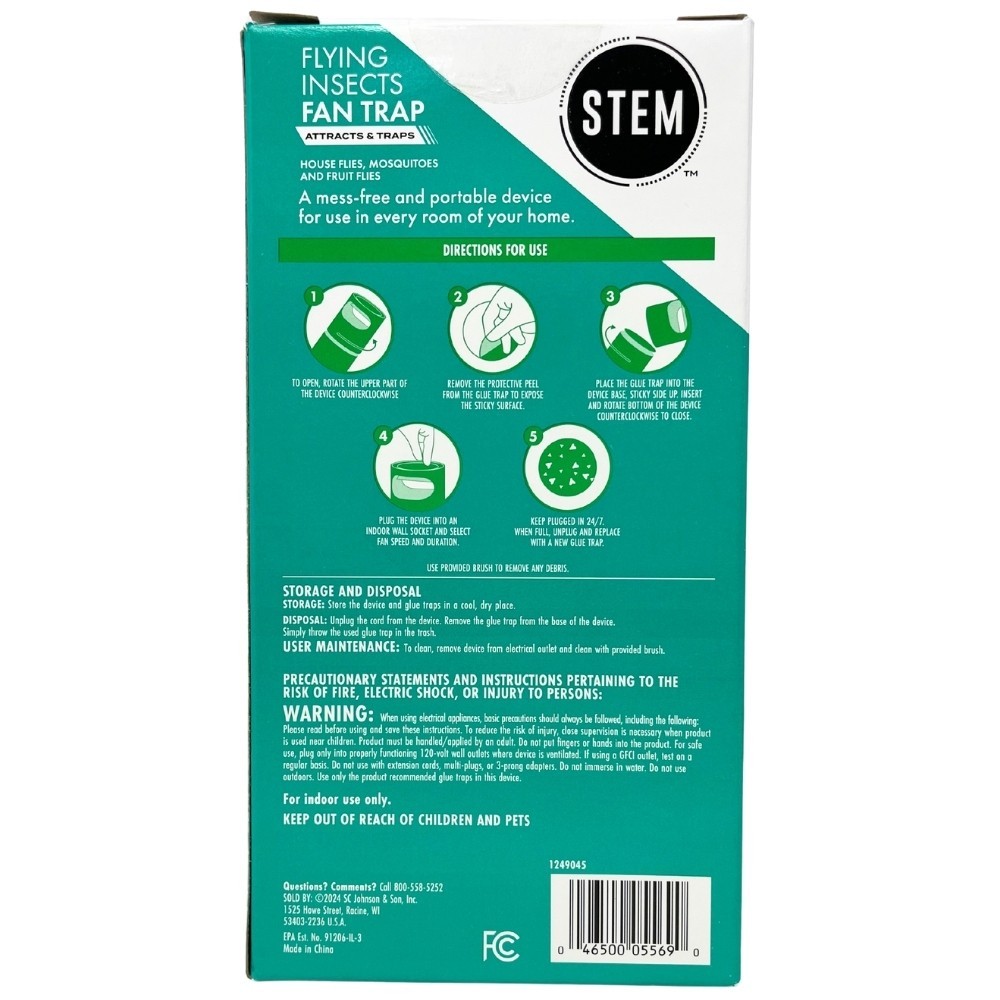 STEM Flying Insects Fan Trap Starter Kit: 1 Device + 15 Glue Traps