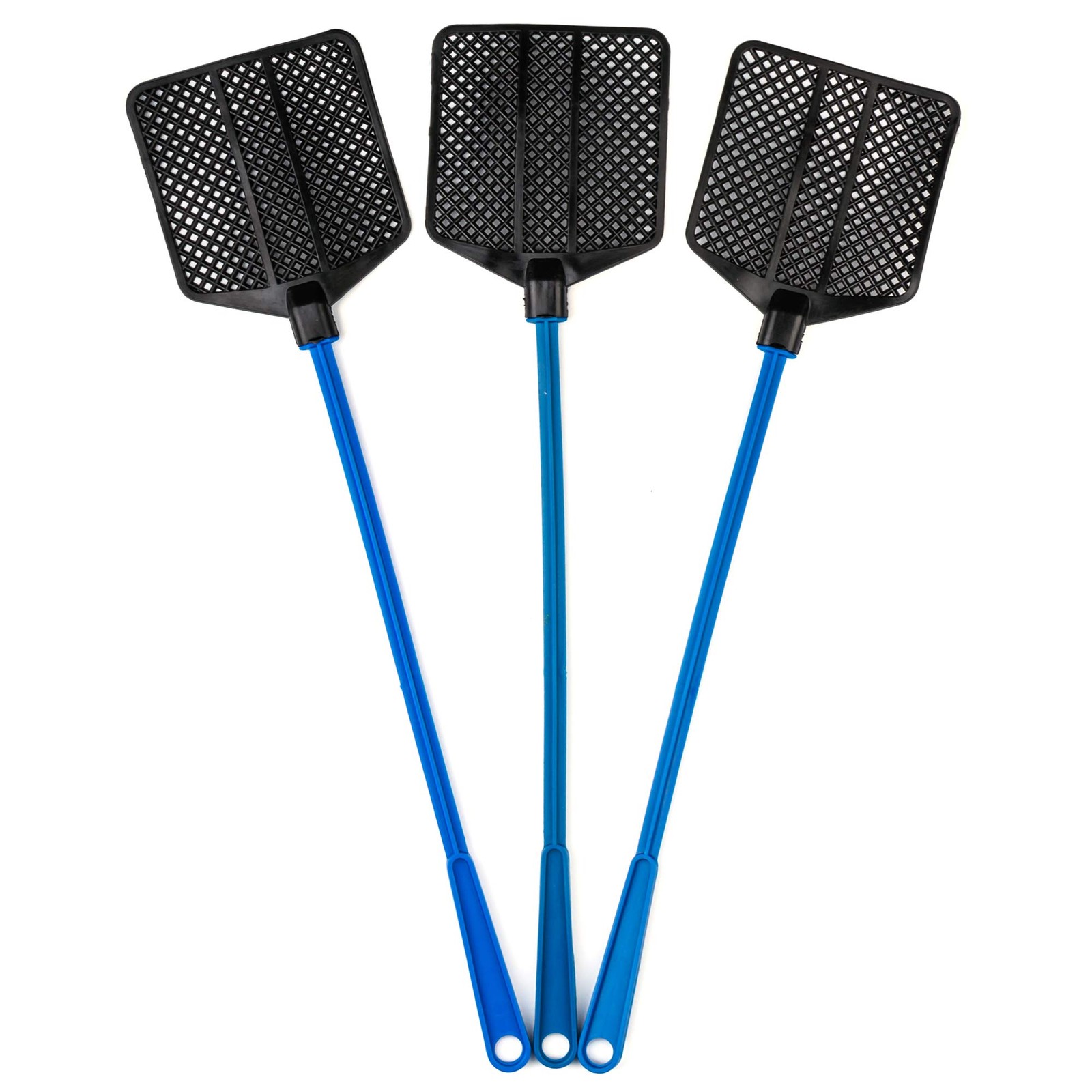 OFXDD Rubber Fly Swatter, Long Fly Swatter Pack, Fly Swatter Heavy Duty (3 Pa…