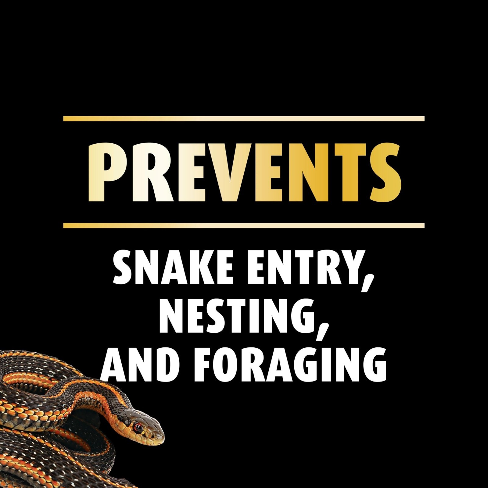 Snake Repellent Granules for Yard – No-Stink Formula, Covers 1,440 sq. ft., 2 lb