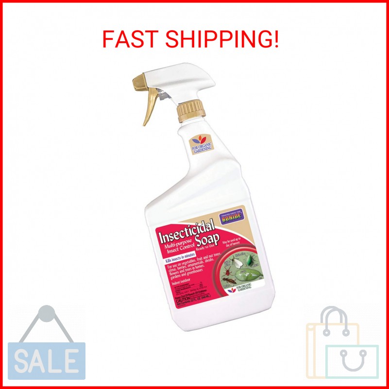 Bonide Insecticidal Soap, 32 oz Ready-to-Use Spray Multi-Purpose Insect Control