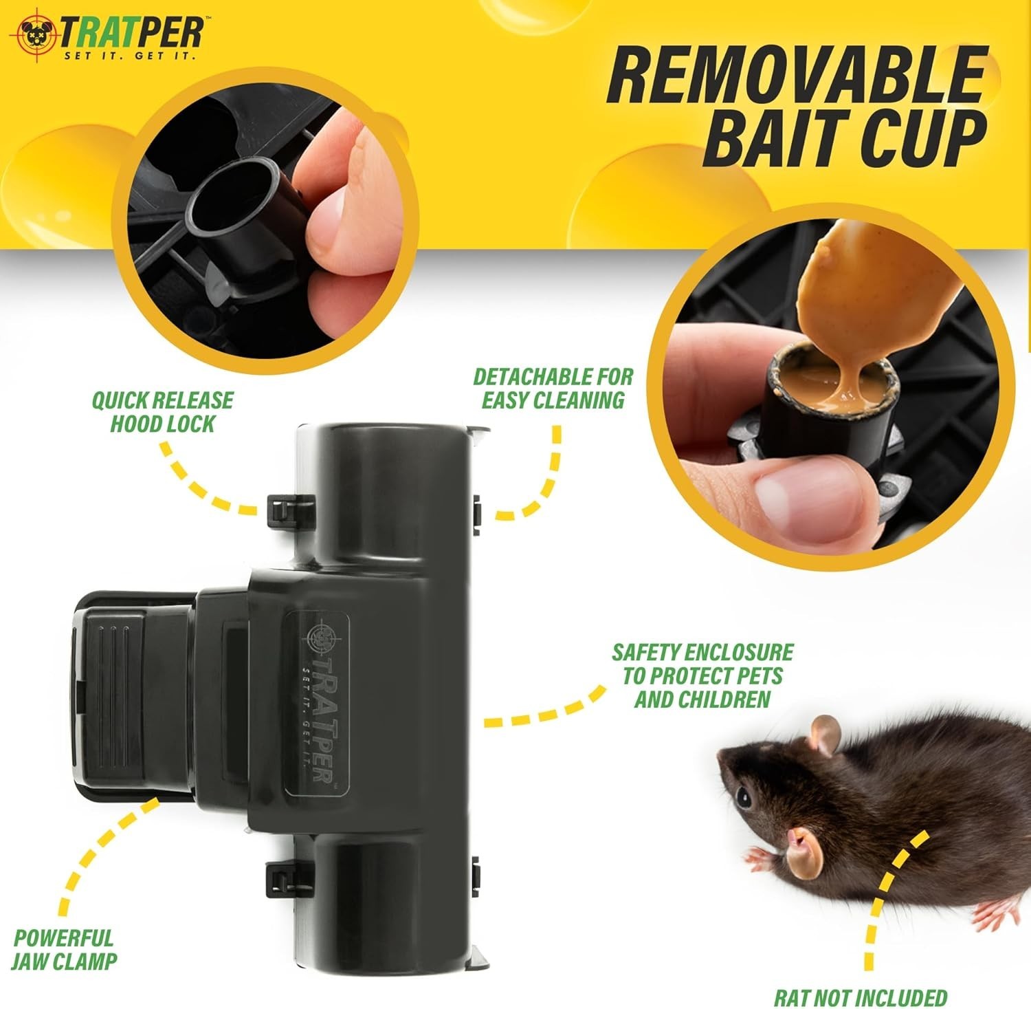 Child-Safe Rat and Chipmunk Traps – Set and Forget Design