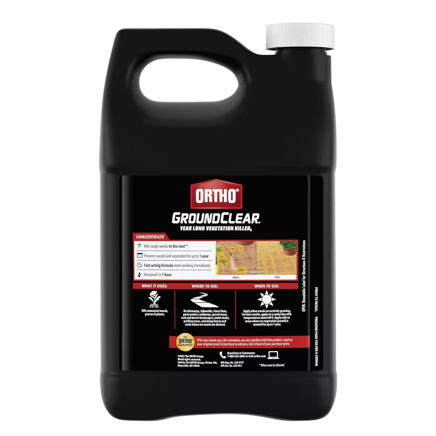 Vegetation Groundclear Concentrate Year Long Killer Ortho Visible Results Gal-US